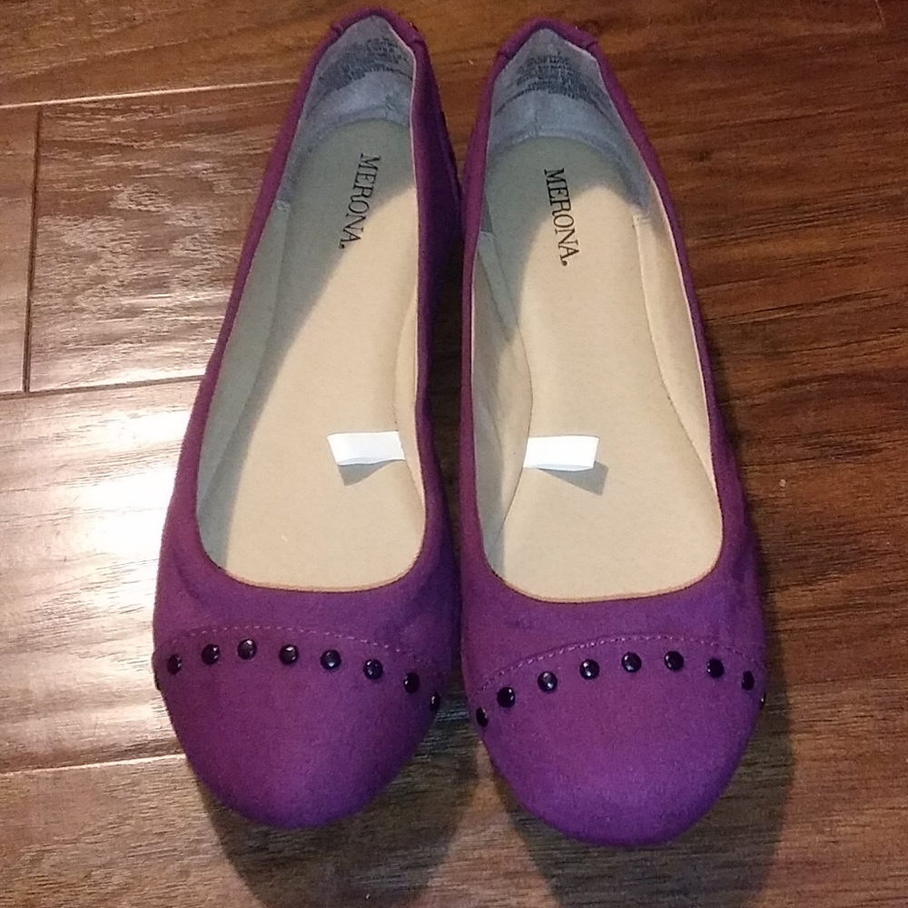 Purple flats
